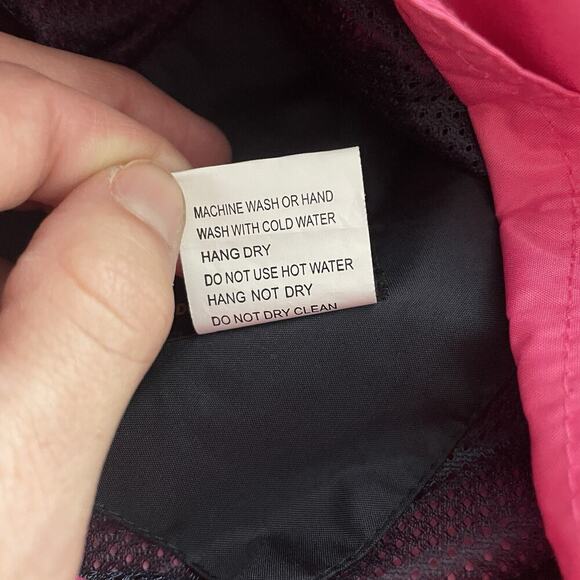 Cheneral Alaska Windbreaker Jacket Rain Coat Mens M Pink USA Mesh Lined Outdoor - Picture 13 of 14